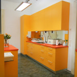 Behandlungszeile gelb orange