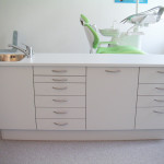 Sterizeile Zahnarzt grün weiß